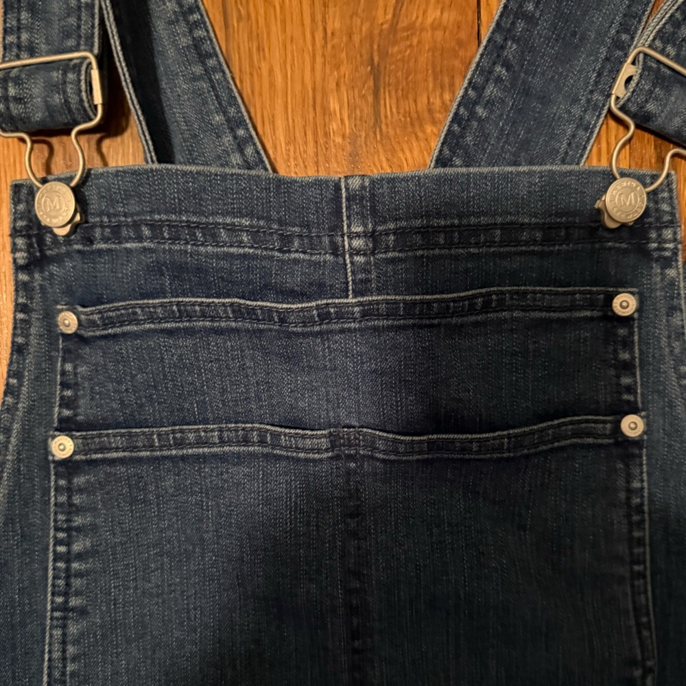 Martha Stewart Dark Blue Denim Women’s Overalls - Picture 6 of 7